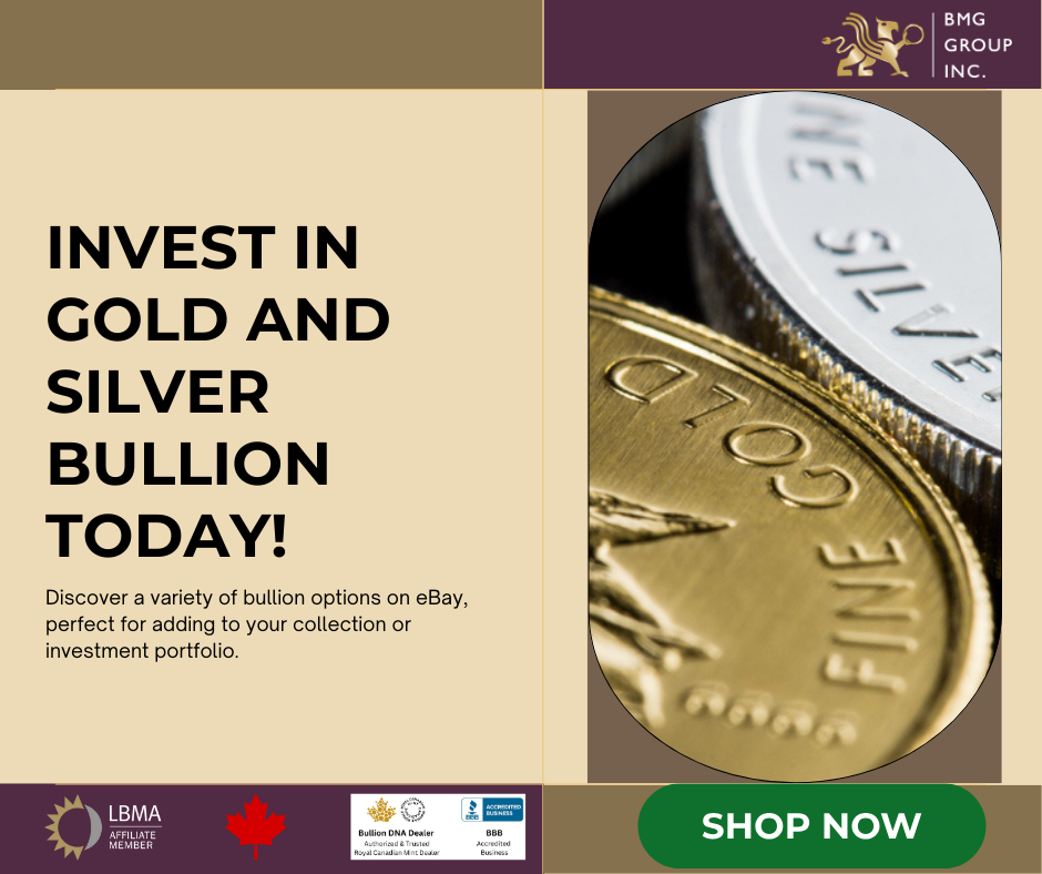 Shop gold, and silver bullion and coins on eBay with BMG